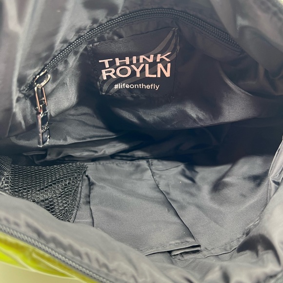 Think Roylyn Halfmoon Crossbody Nylon Bag in Moss - Picture 4 of 4